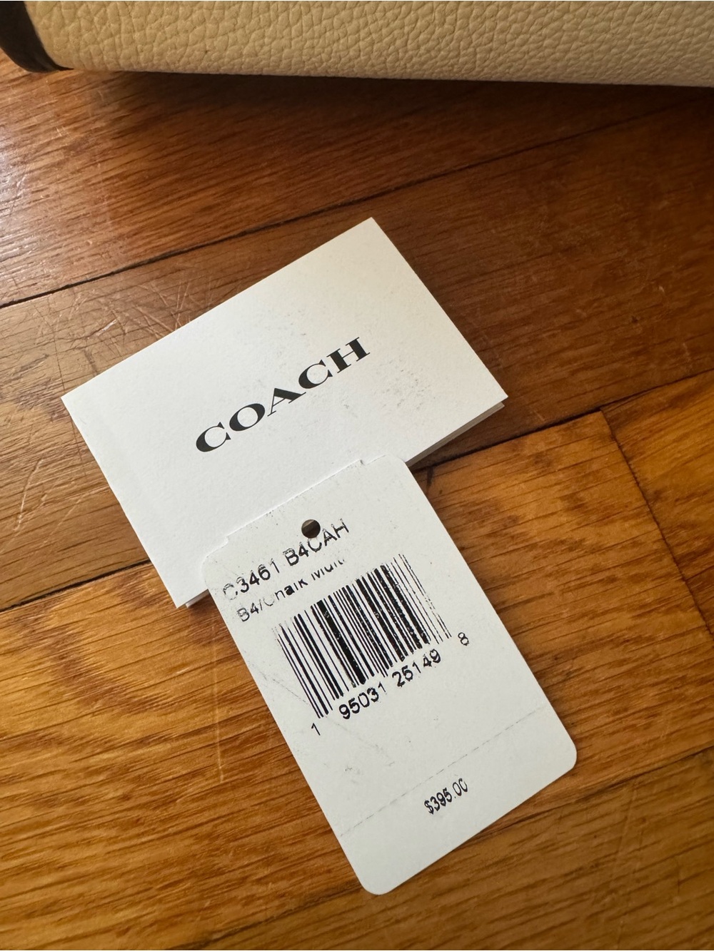 Coach Field Chalk/Brass In Colorblock Leather With Coach Badge - Picture 11 of 11